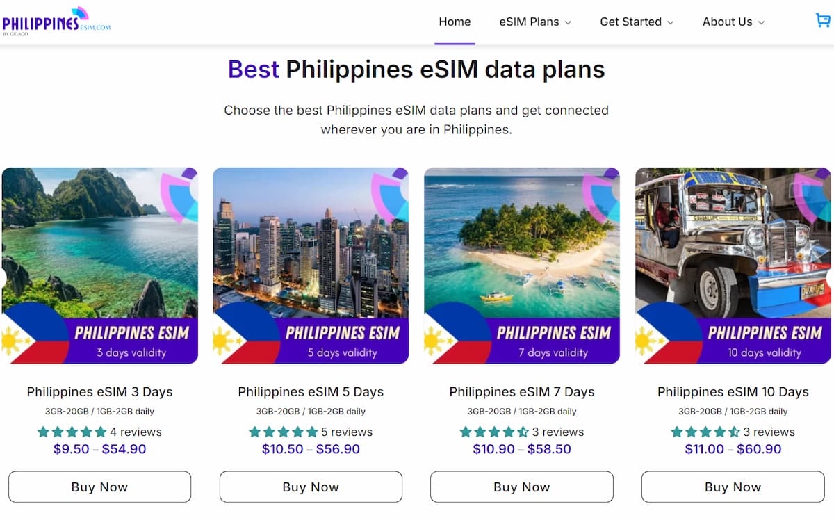 philippines esim plans